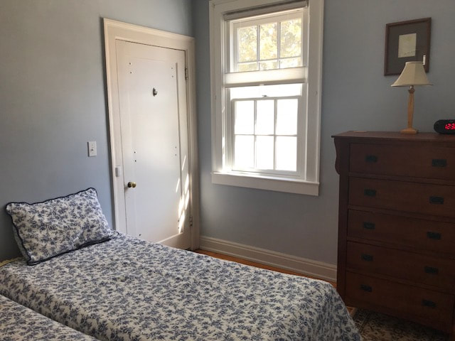 bedroom in keeper's quarters