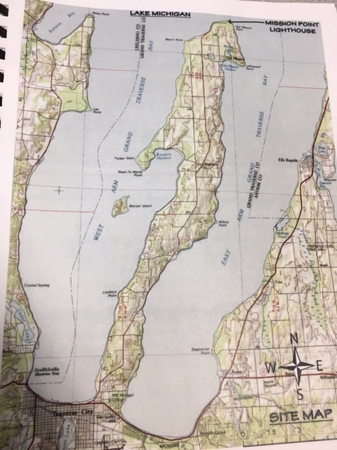 Map of Old Mission Peninsula